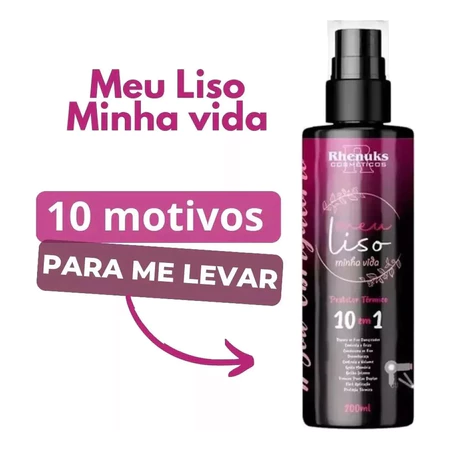 Spray Protetor Térmico 10 em 1 Capilar Meu Liso Minha Vida 200ml