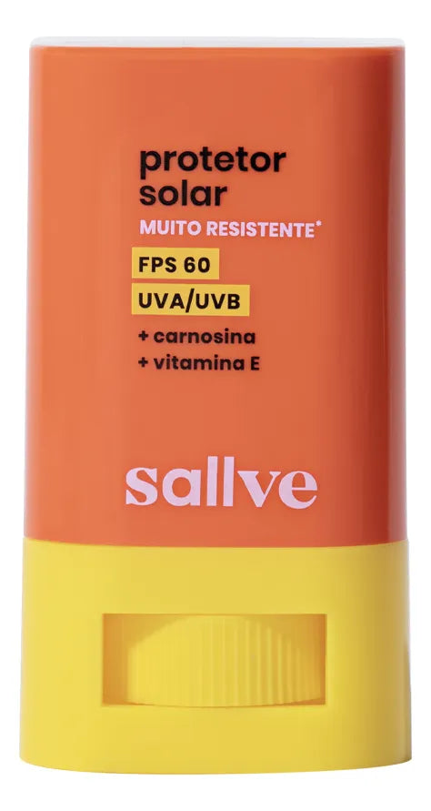 Protetor Solar Bastão FPS 60 – Alta Resistência e Proteção Diária (15g)