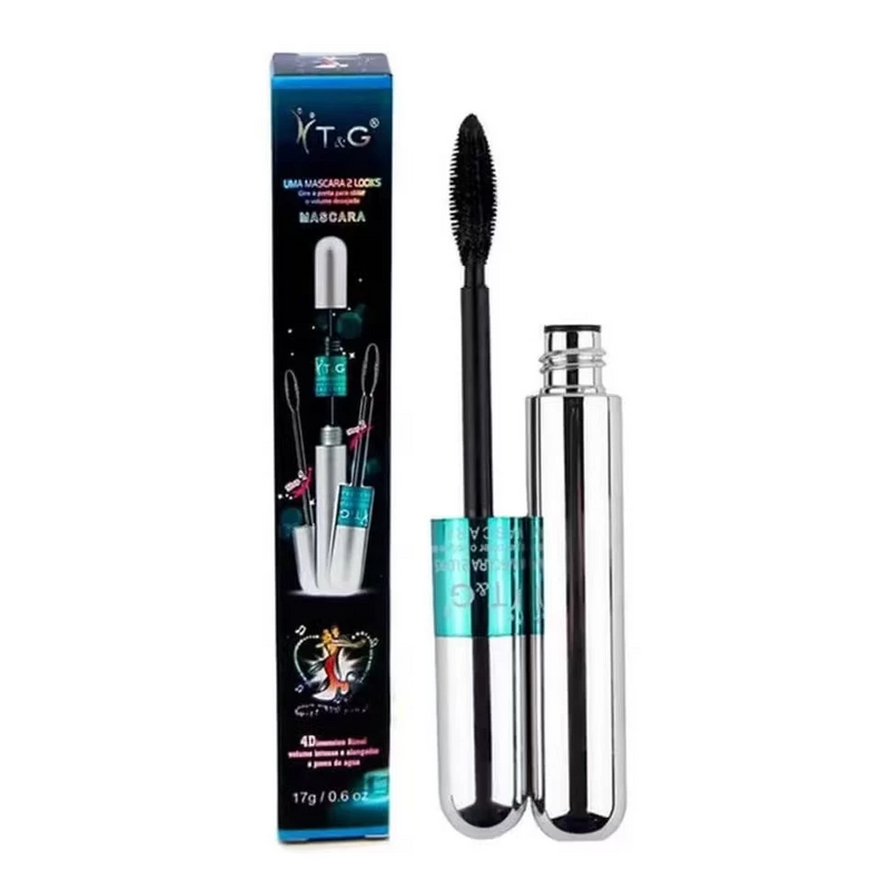 Máscara Para Cílios A Prova D’Água 2 em 1 4D