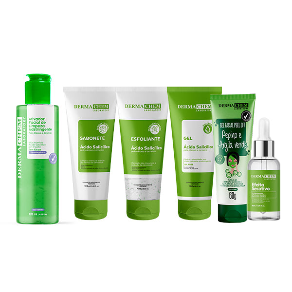 Kit Skincare Clareador com 6 itens